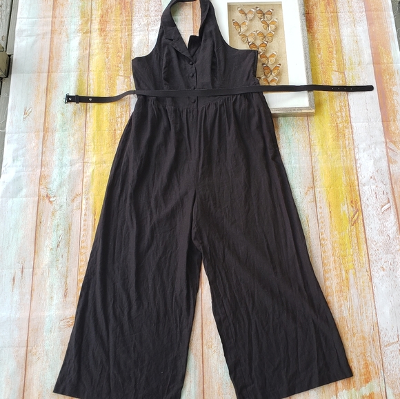 modcloth black jumpsuit